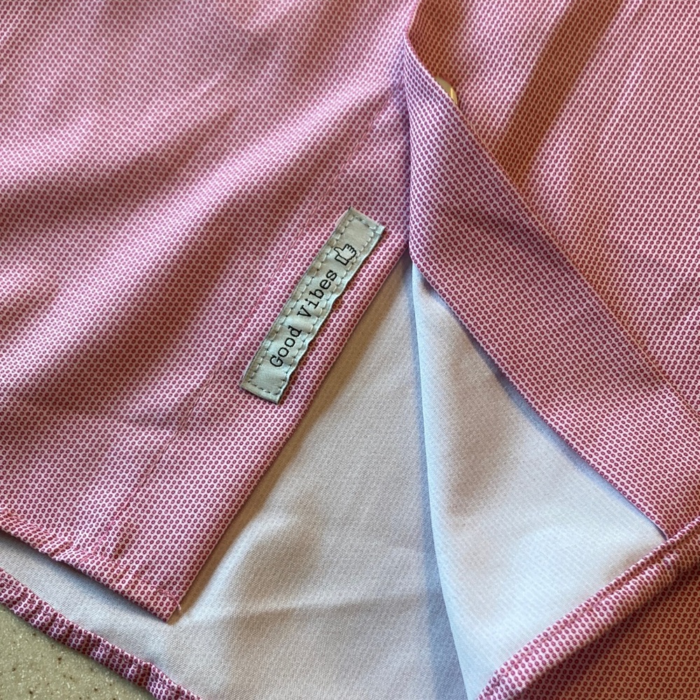 C-LAB NYC Long Sleeve Pink Dress Shirt Men Size Small 15/32-33" - Picture 10 of 15